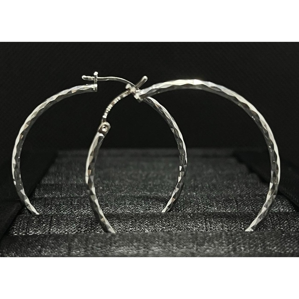 Argollas De Plata‎ 925,Silver Hoop Earrings 925